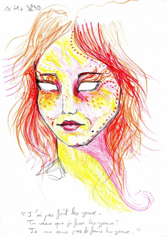 Selbstportrait LSD Einnahme US Regierung Nine Drawings Droge Wirkung