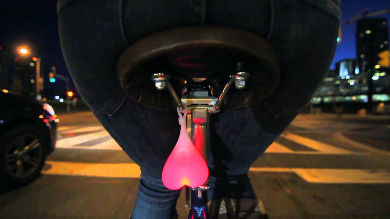 Bike Balls Fahrradlicht Rücklicht LED Hoden Bike Fahrradfahrer Sicherheit Straßenverkehr Leuchtet Silikon Sattel