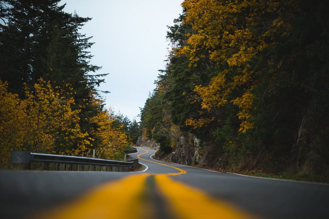 Carl Zeiss Milvus 85mm f/1.4 Canon EOS 5D Mark IV Mount Pleasant Country Road Roadtrip Indian Summer Mittelstreifen gelb USA Kanada Wallpaper Schärfe Blende f1.4