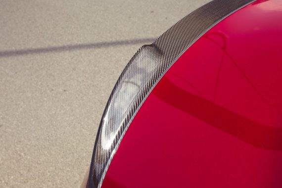 Alfa Romeo Giulia Quadrifoglio rot Carbonspoiler