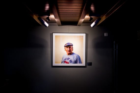 Jackie Stewart Bilderrahmen Portrait Lampen Strahler Decke grau